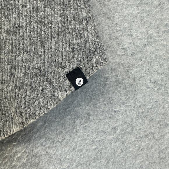 Shabbella Top Womens Large Gray Rayon Blend Scoop Back Long Sleeve Pullover NWT - Picture 3 of 12